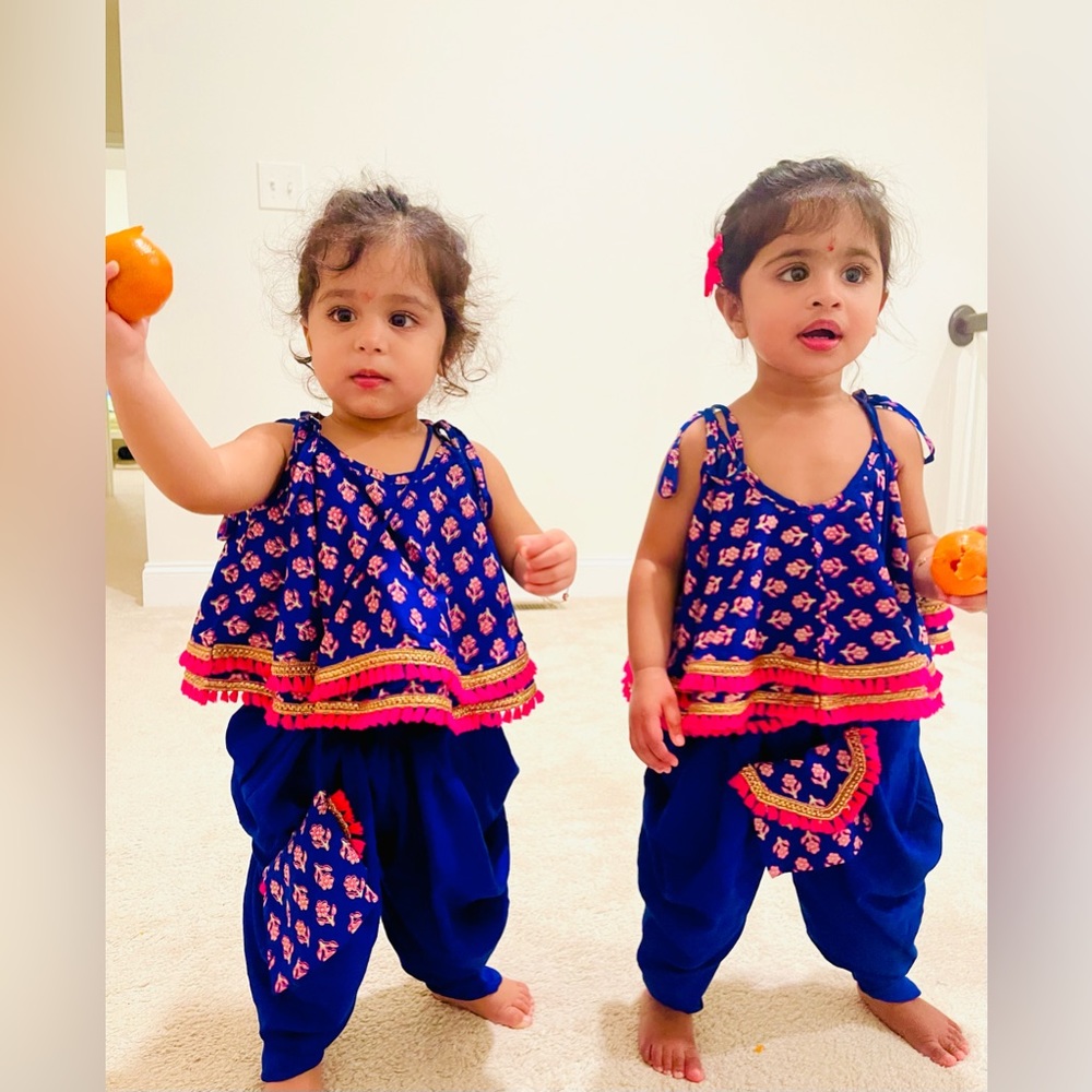 Toddler Indian wear Dhoti set ( worn only once ) (18 -24 months )